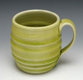 Ringware Mug, Lime by Kathy Kearns